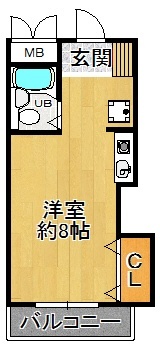 杭瀬南新町１丁目マンションの間取り