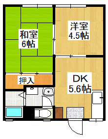 ケイプタウン萩の間取り