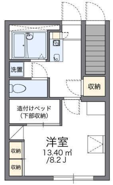 レオパレスフレンドの間取り