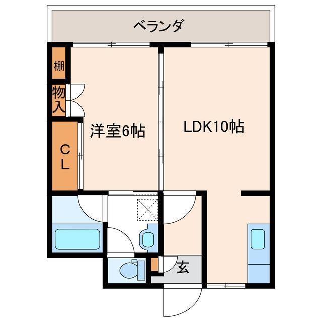 高坂台ハイツの間取り