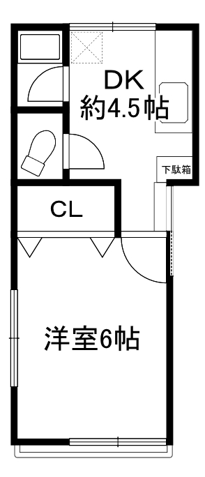 プラティークメゾンの間取り