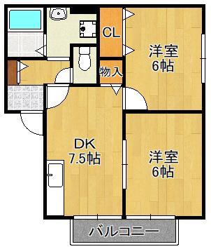 サンライフさくらＢ棟の間取り