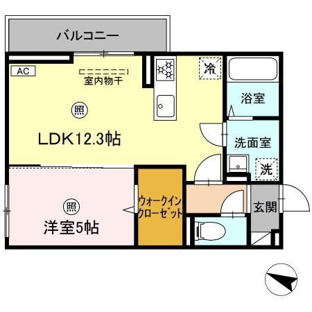 福田treasureの間取り