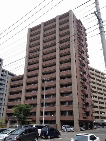 広島市安佐南区西原のマンションの建物外観