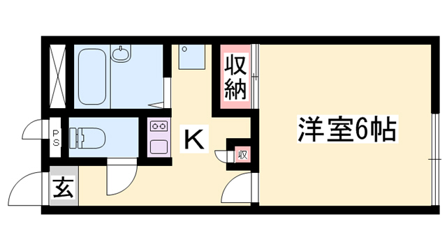 レオパレスサマール梅井の間取り