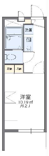 レオパレスグランパルク小柳の間取り