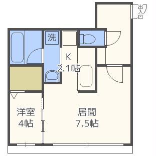 植物園テラスの間取り