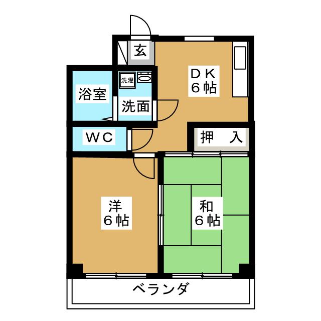 メゾンドリヴィエールの間取り