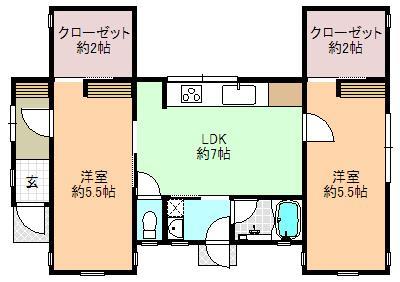 サンビレッジの間取り