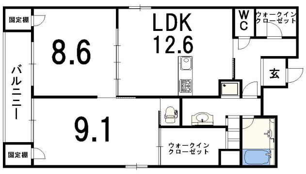 Ｓ－ＦＯＲＴ知恩院前の間取り