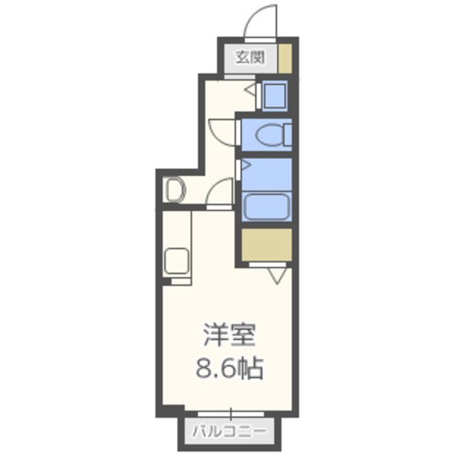 セピアコートＩＩ　Ａの間取り