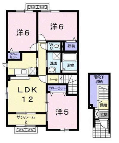 Ｇ－１町村の間取り