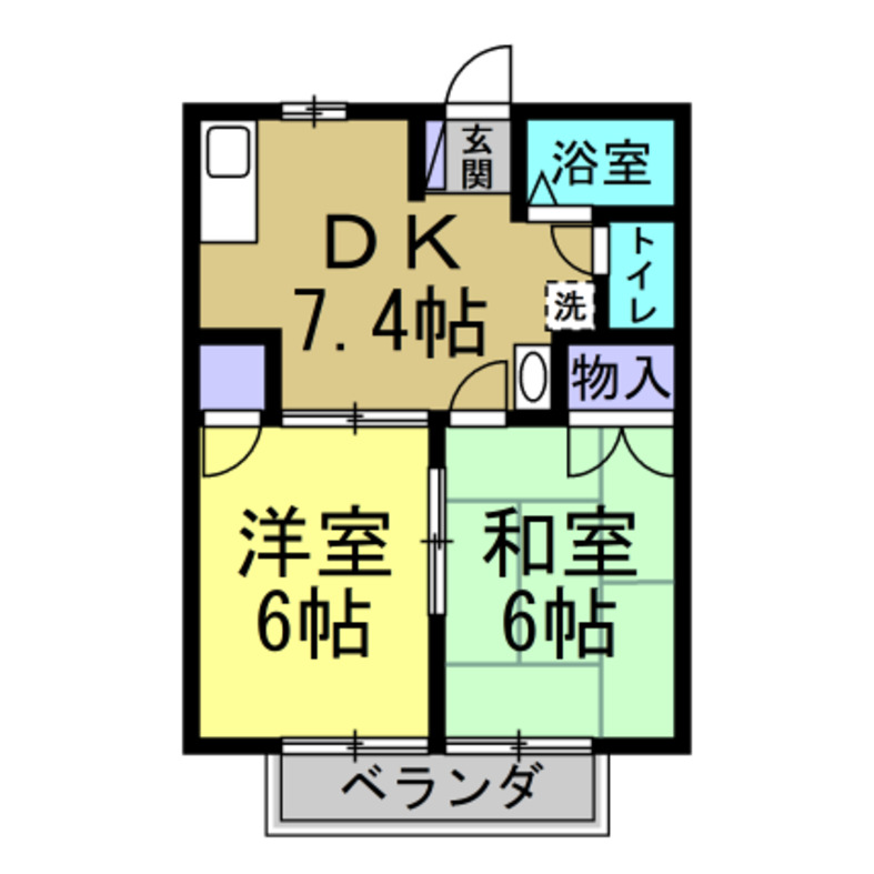 シャトル8の間取り