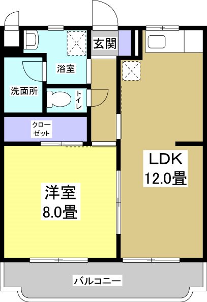 トゥドール高丘の間取り