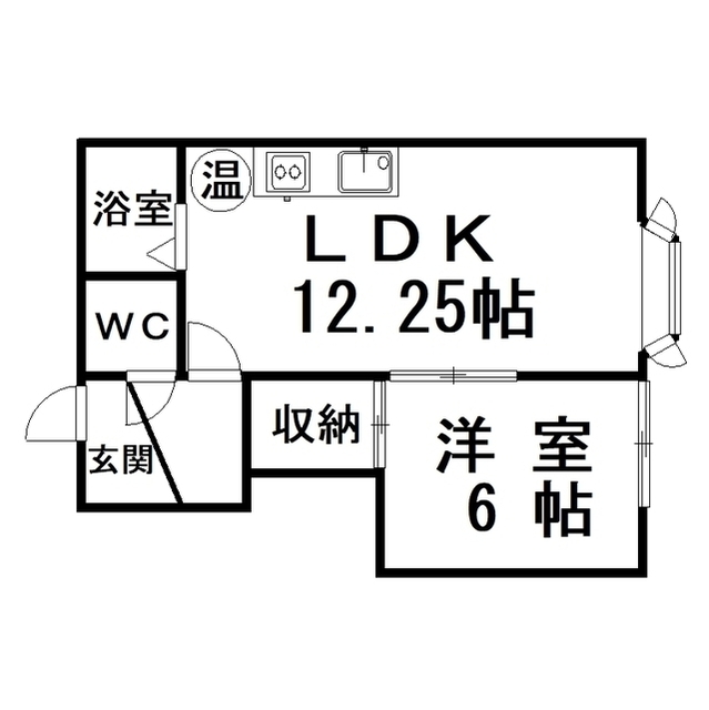 コーポ旭日の間取り