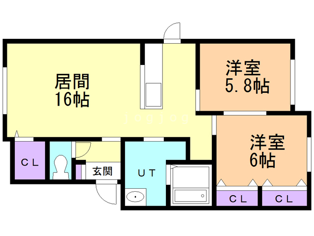 エレンシア大町　Ａの間取り