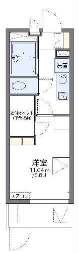 レオパレス鳥栖ＹＳの間取り