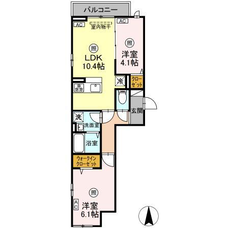 グラナーデ保木間の間取り