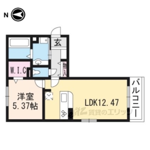 ラヴィベル膳所の間取り