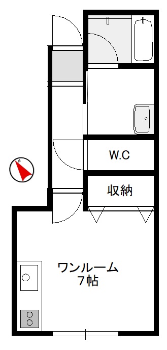 リープラス赤穂IIの間取り