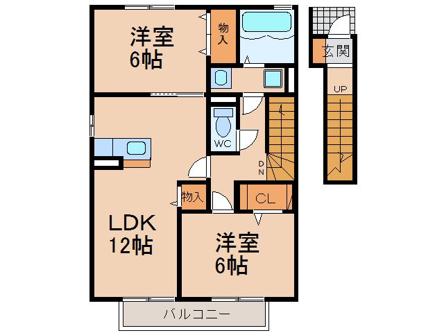 コージーコートの間取り