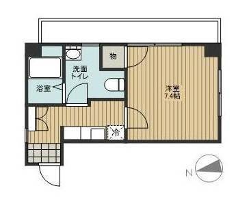 呉市広駅前のマンションの間取り