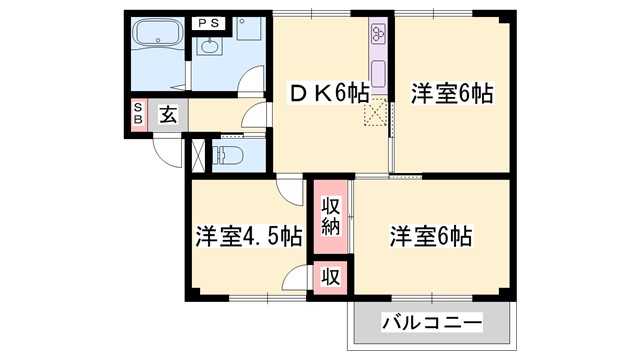 メゾン石原の間取り