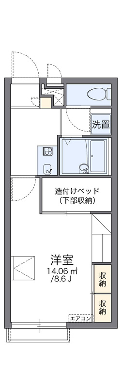 レオパレス三康の間取り