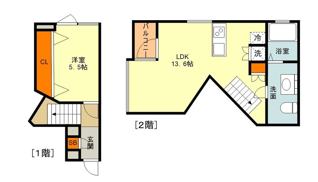 ＷＥＳＴ　ＡＰＡＲＴＭＥＮＴの間取り