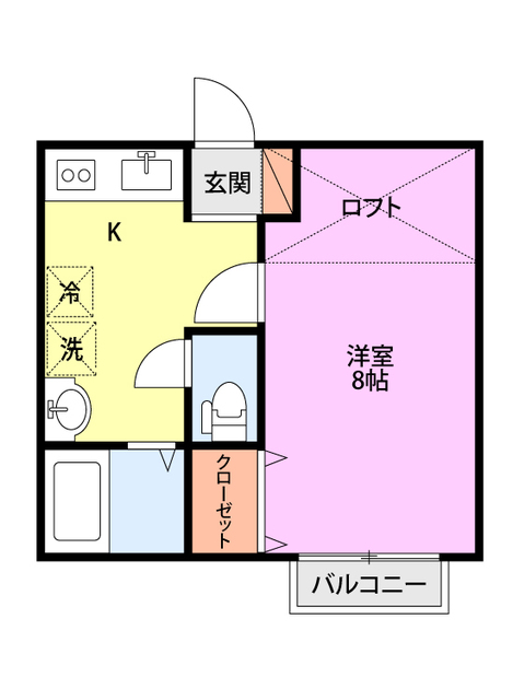 プラザ ドゥ エリーシャの間取り