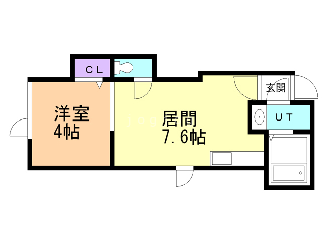 ＦＬＡＴ・Ｊ白石本通Ｂ棟の間取り