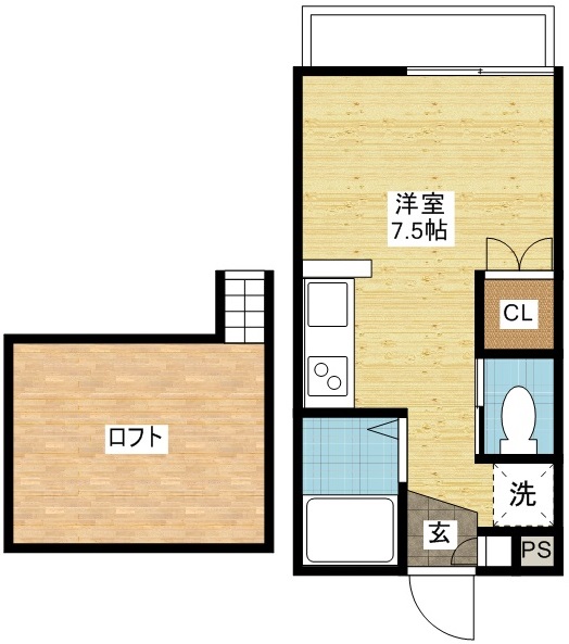 MODERN西山Aの間取り