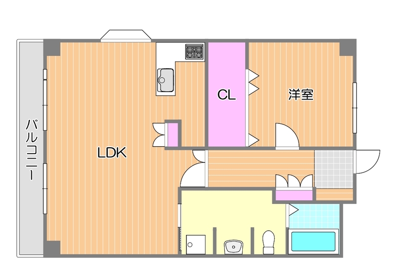 はなはうす門田本町の間取り