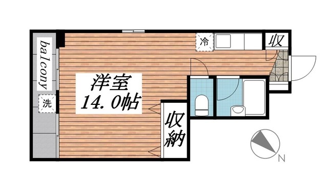 リエス大井仙台坂の間取り