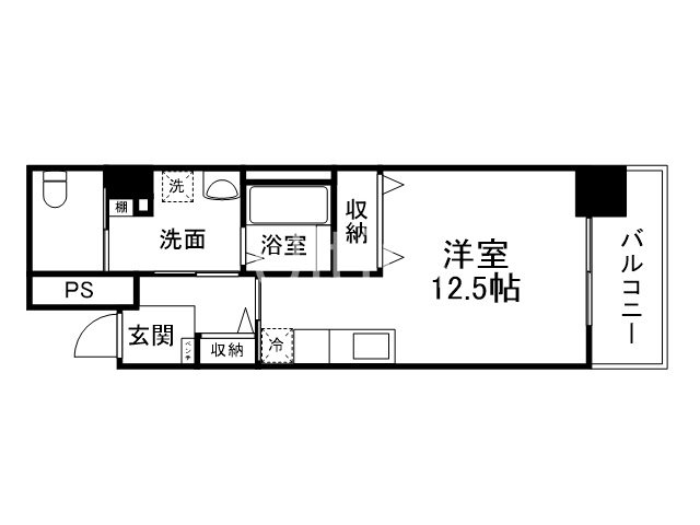 アクティ綾小路の間取り