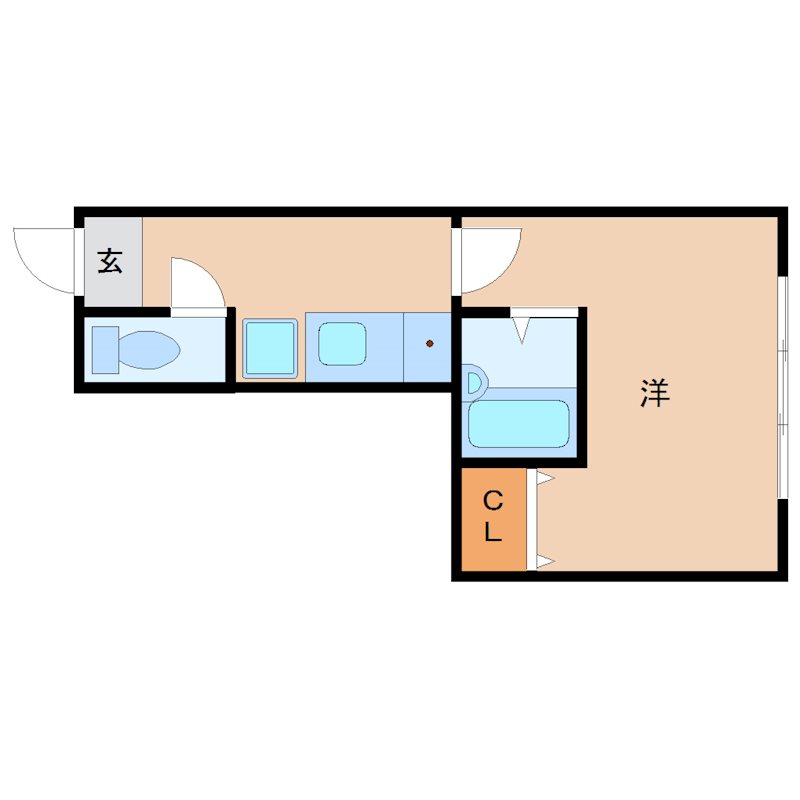 尼崎市常光寺のマンションの間取り