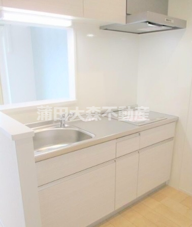 キッチン　2口IHシステムキッチン　カウンターキッチン