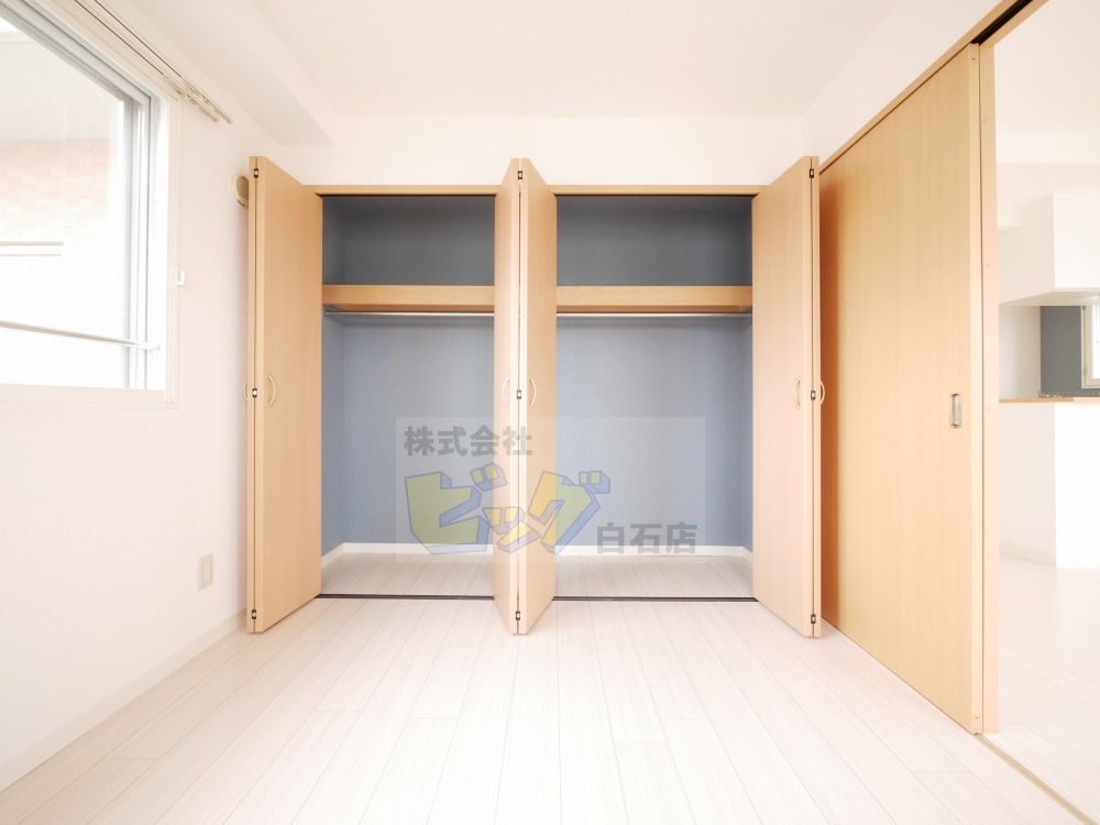 収納　各部屋にクローゼット付きです♪