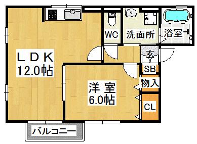 グリチネの間取り写真