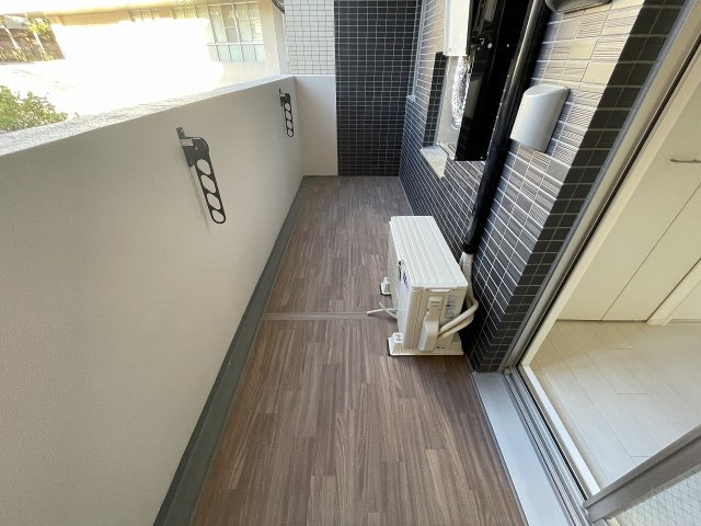 バルコニー　落ち着いた時間を過ごせるバルコニーです