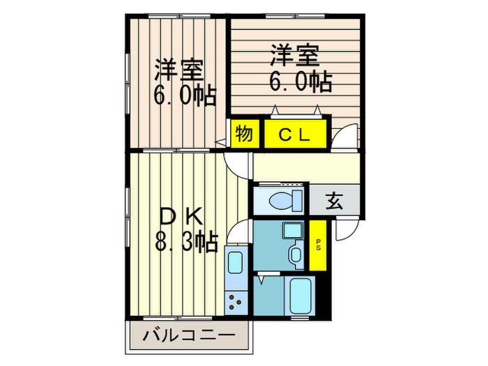 プラム21の間取り写真