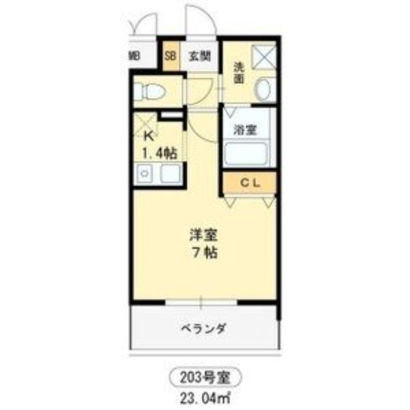 リヴシティ深江橋の間取り写真