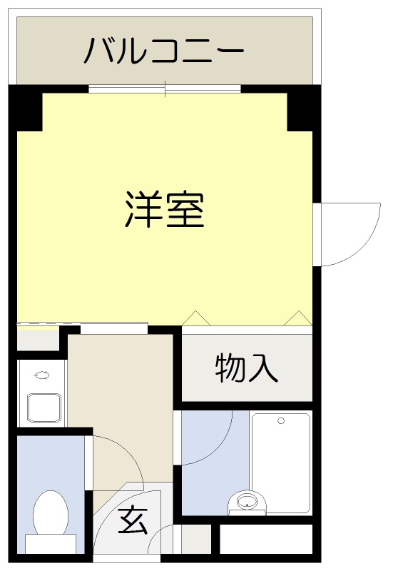 吹田市千里山東のマンションの間取り