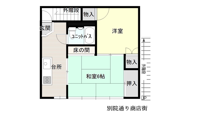 日和ビルの間取り