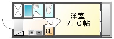 高松市春日町のマンションの間取り