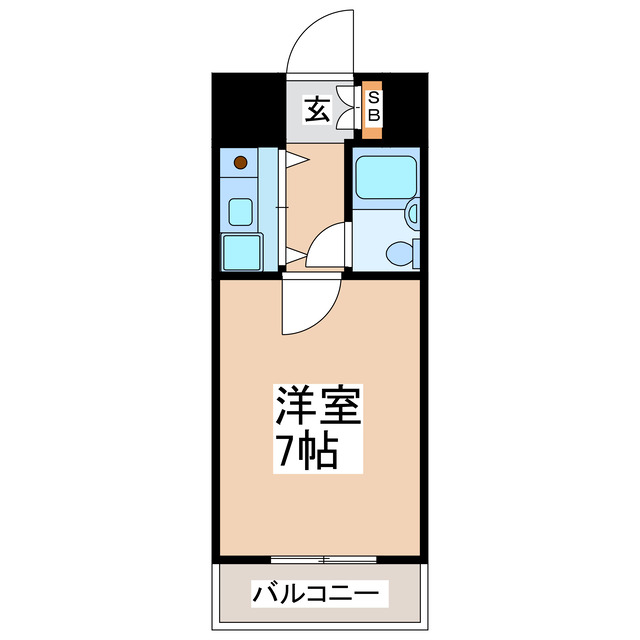 朝日プラザ坪井の間取り