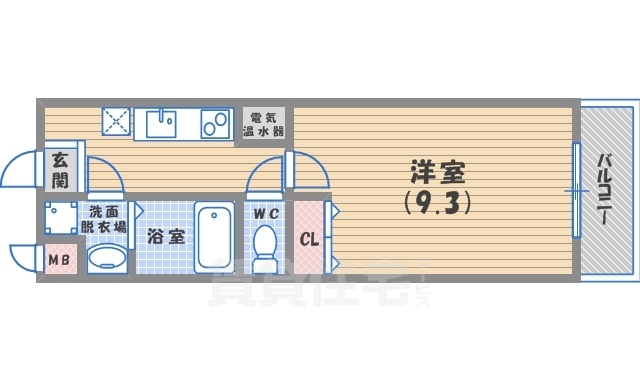 エルベコート宇治駅前の間取り