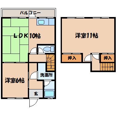 ロマーノ稲田の間取り