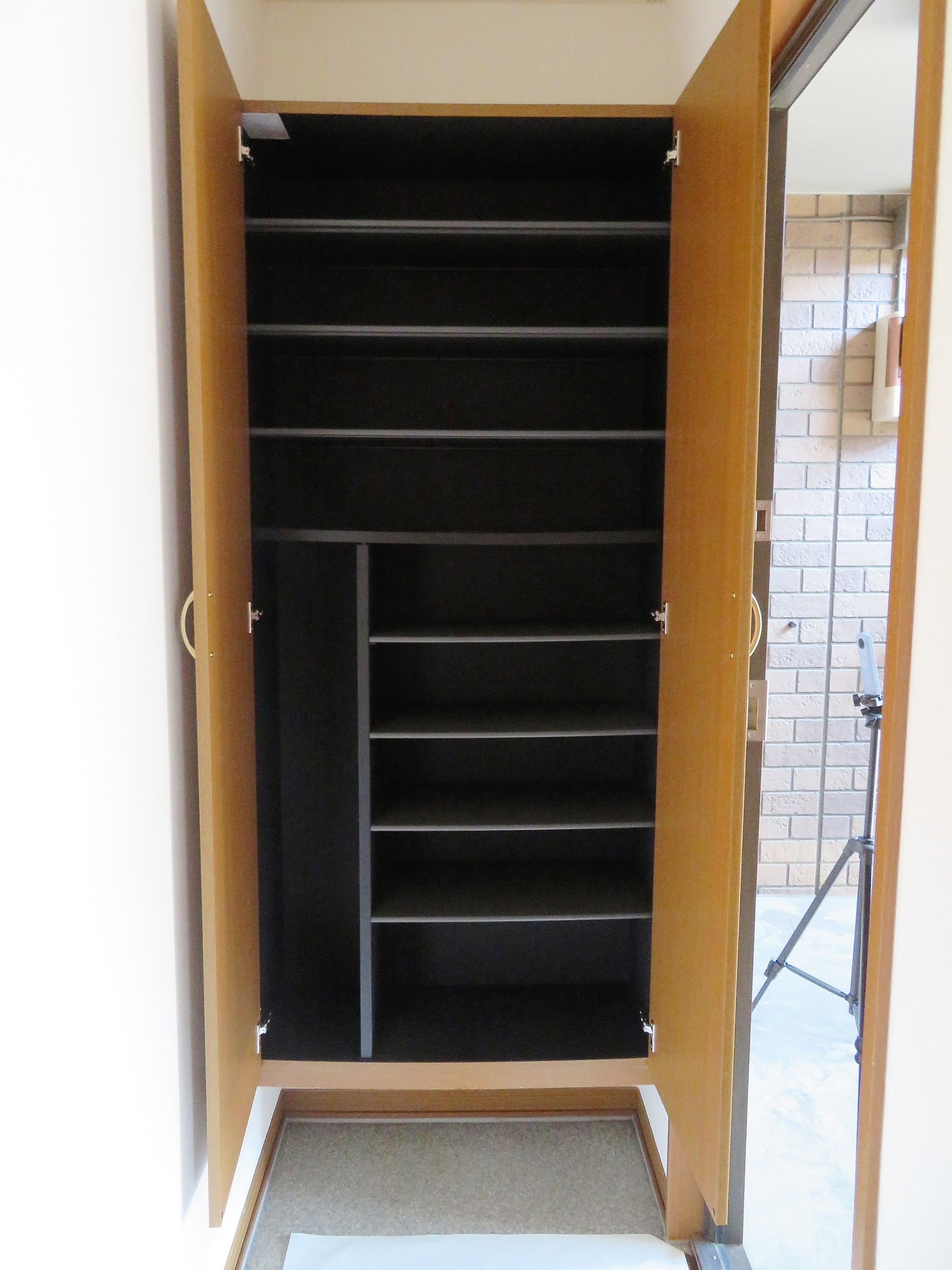 玄関　シューズボックス付き玄関です！