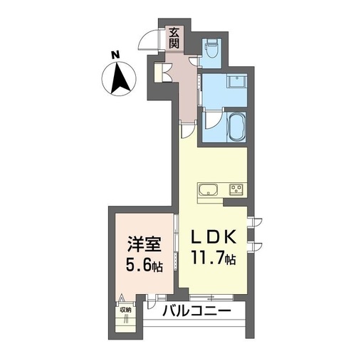 デビュの間取り